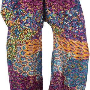 Harem Hippie Pants Women Boho Rayon Yoga Lounge Festival Plus Size